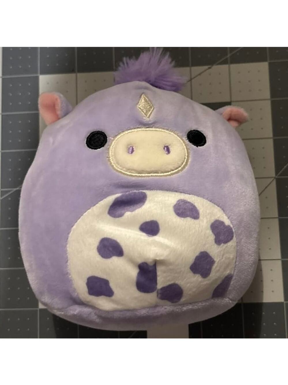 Squishmallows Meadow the Purple Horse Stuffed Plush 5"